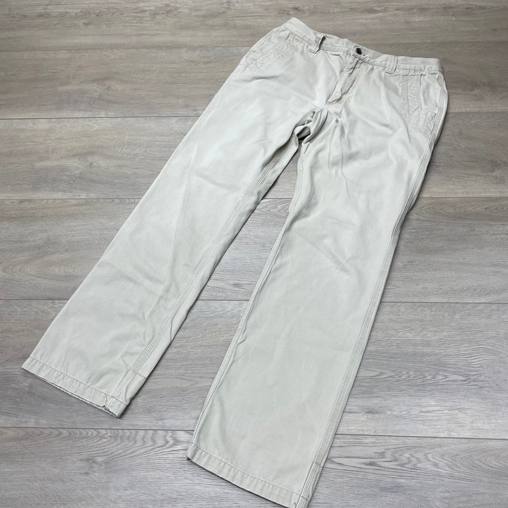 Mountain Khakis Pants Mens 34x34 Beige Slim Fit Cotton Jackson Hole Wyoming